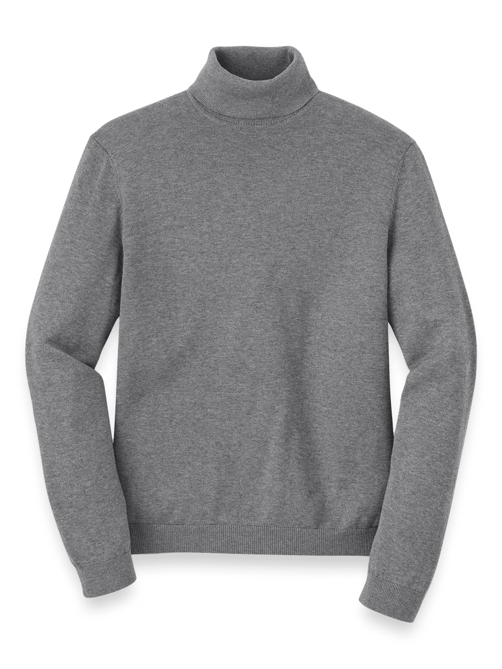 Product Image of Supima Cotton Turtleneck-Medium Grey