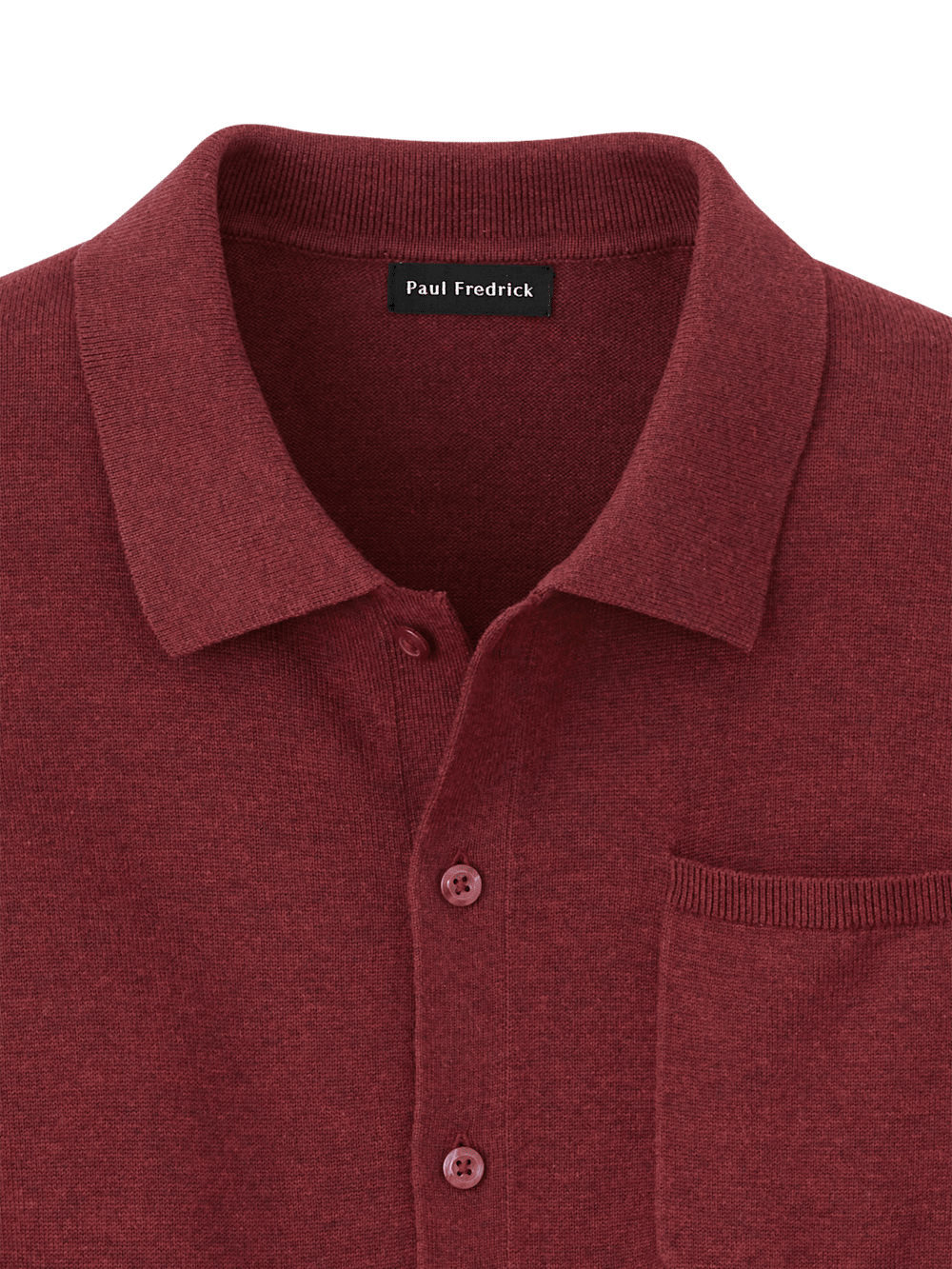 Alternate Image of Supima Cotton Button Front Polo-5