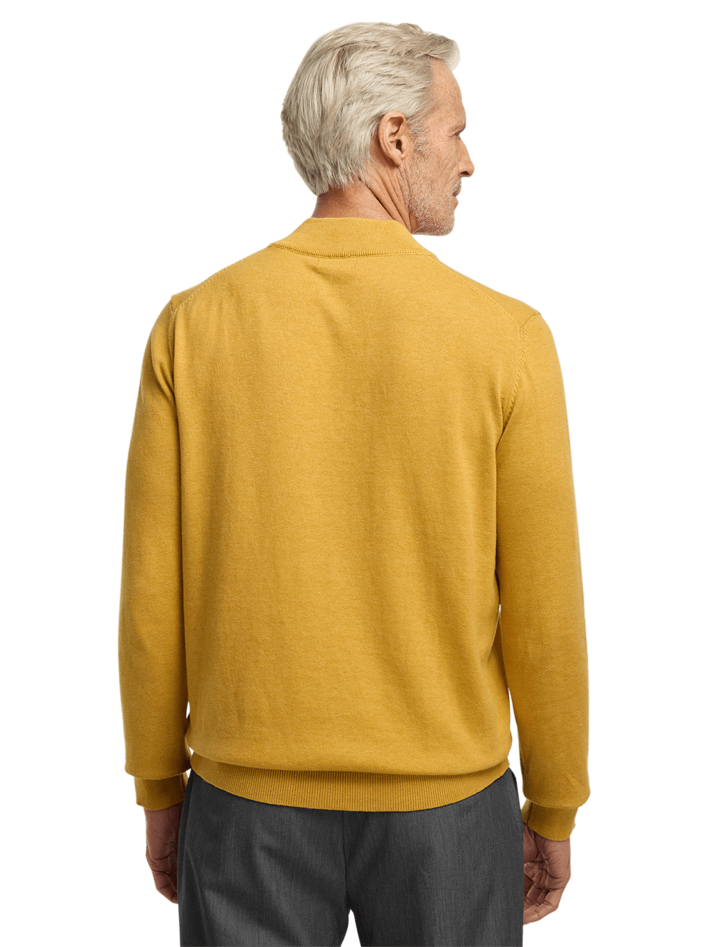 Alternate Image of Supima Cotton Four Button Mock Neck Sweater-4