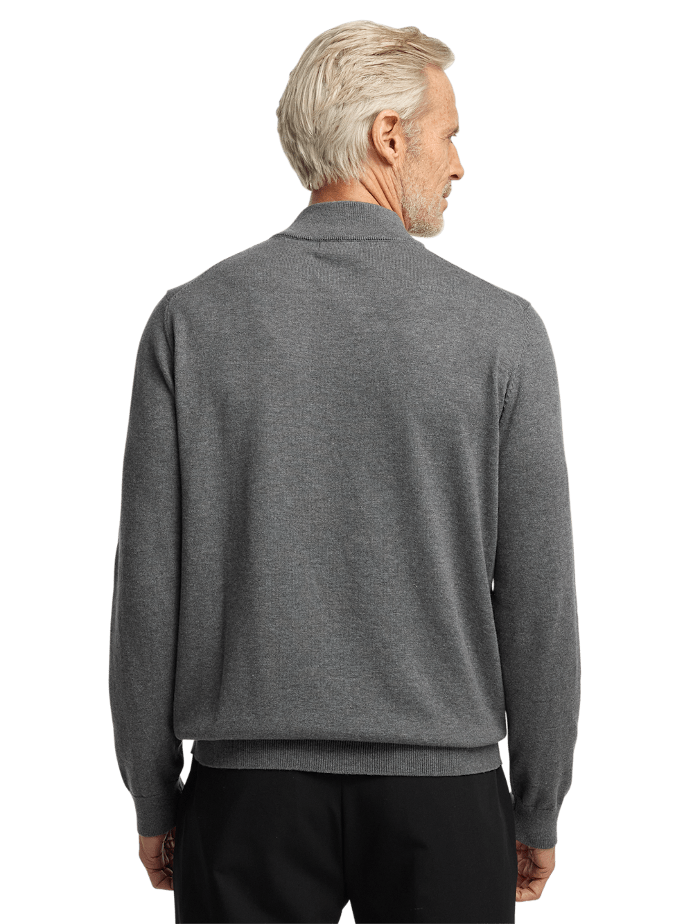 Alternate Image of Supima Cotton Four Button Mock Neck Sweater-4