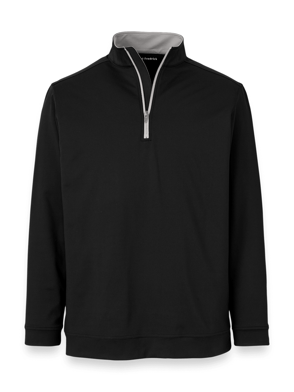 Product Image of Performance Blend Quarter Zip Mock Neck-Black