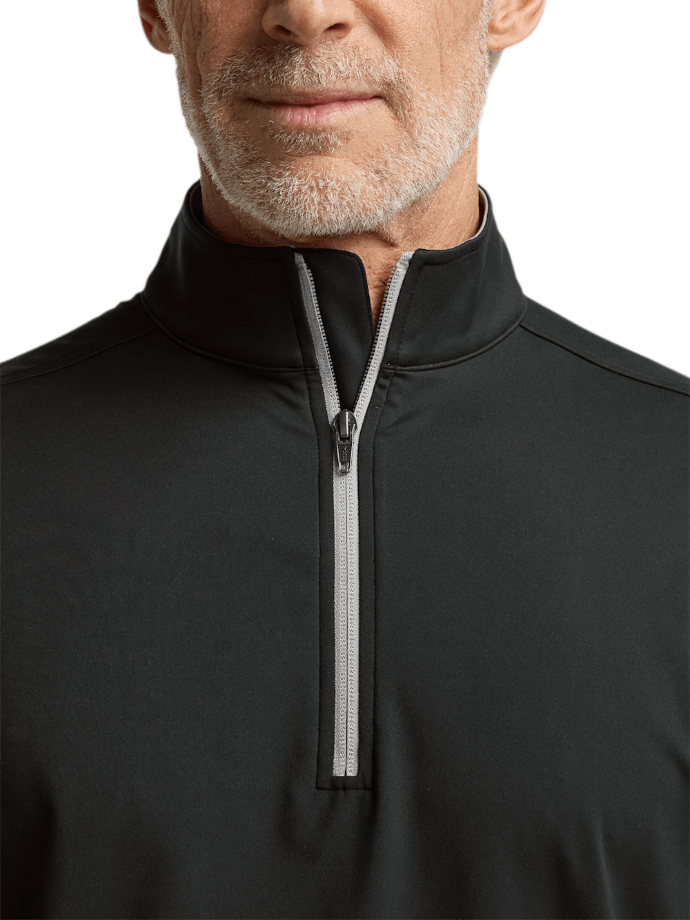 Alternate Image of Performance Blend Quarter Zip Mock Neck-2