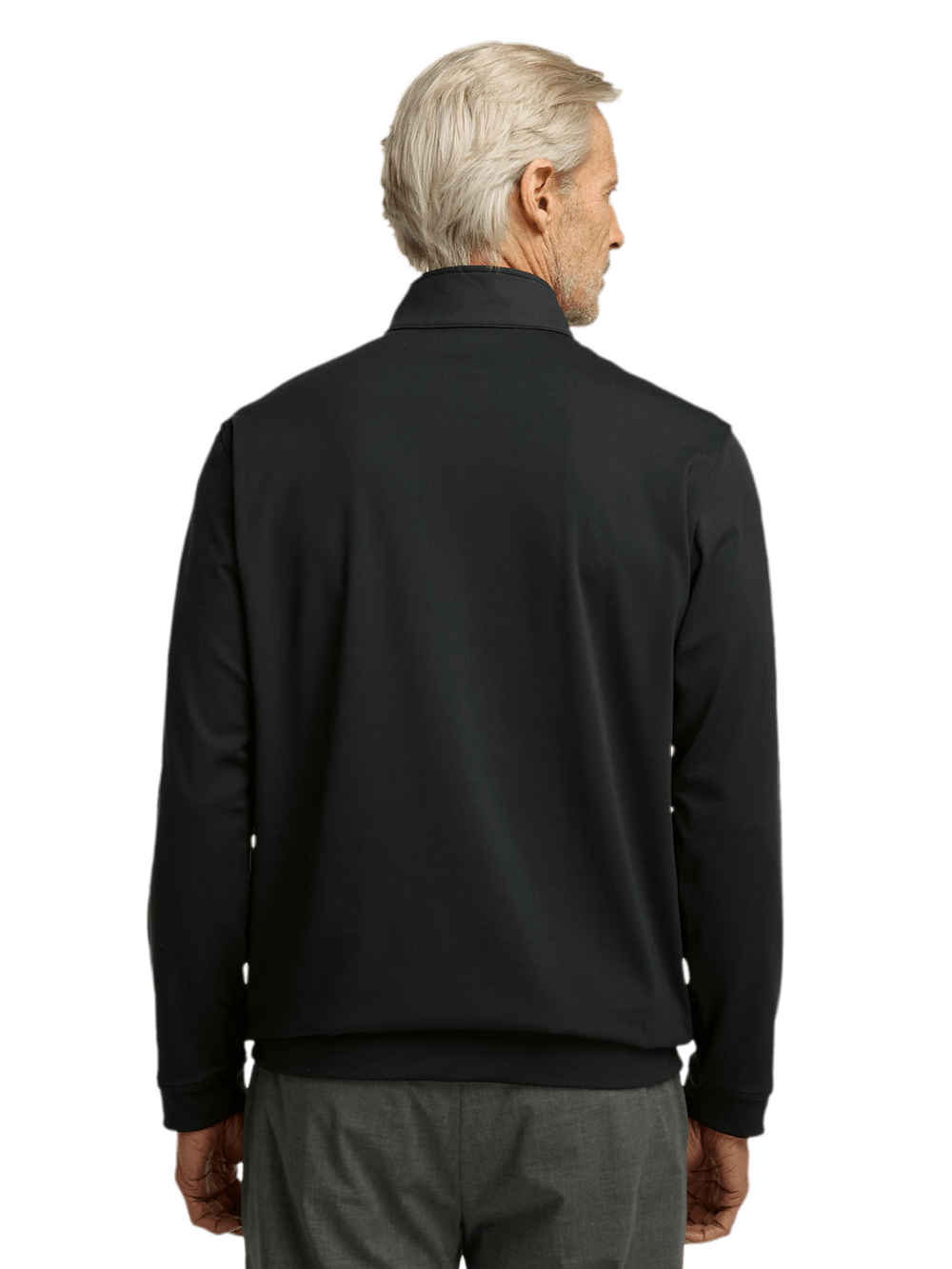 Alternate Image of Performance Blend Quarter Zip Mock Neck-4