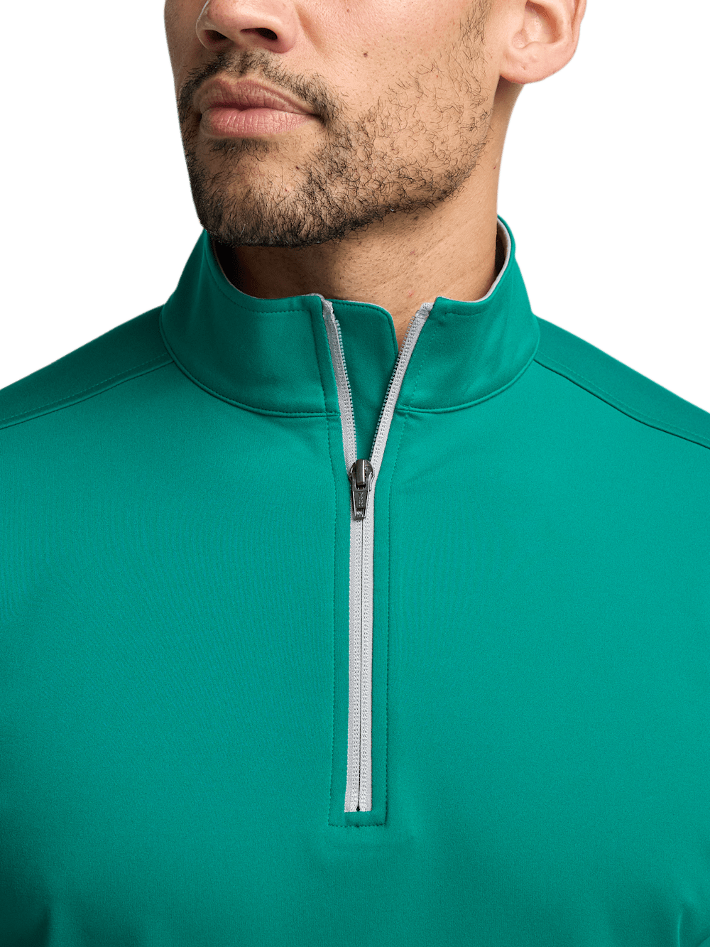 Alternate Image of Performance Blend Quarter Zip Mock Neck-2