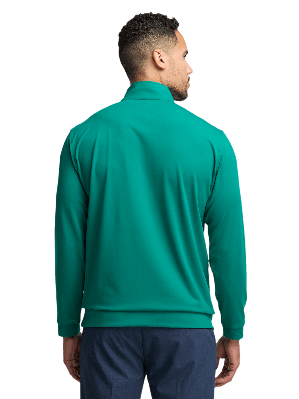 Alternate Image of Performance Blend Quarter Zip Mock Neck-4