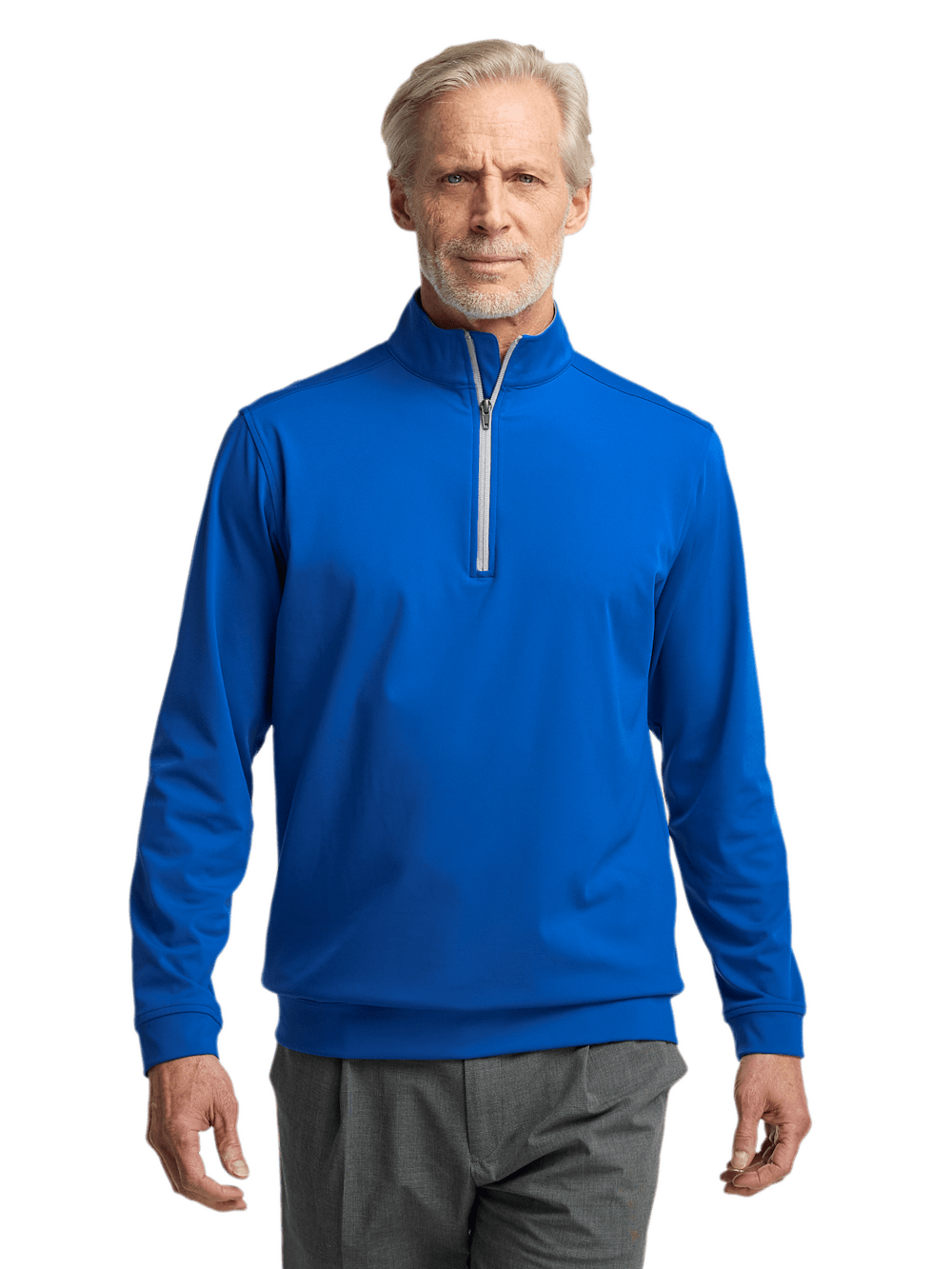 Alternate Image of Performance Blend Quarter Zip Mock Neck-1