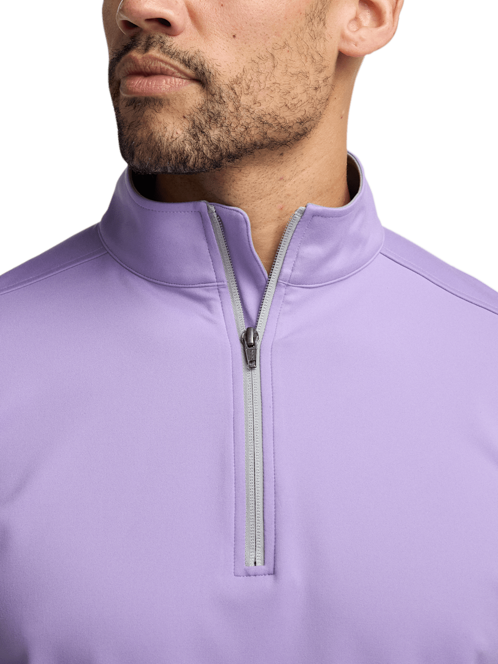 Alternate Image of Performance Blend Quarter Zip Mock Neck-2