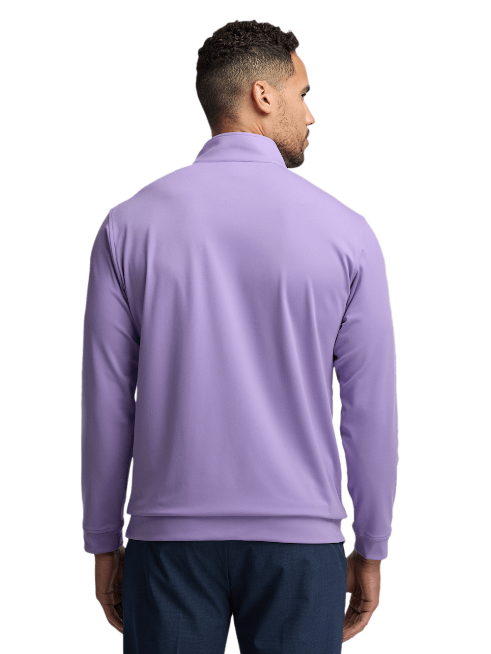 Alternate Image of Performance Blend Quarter Zip Mock Neck-4