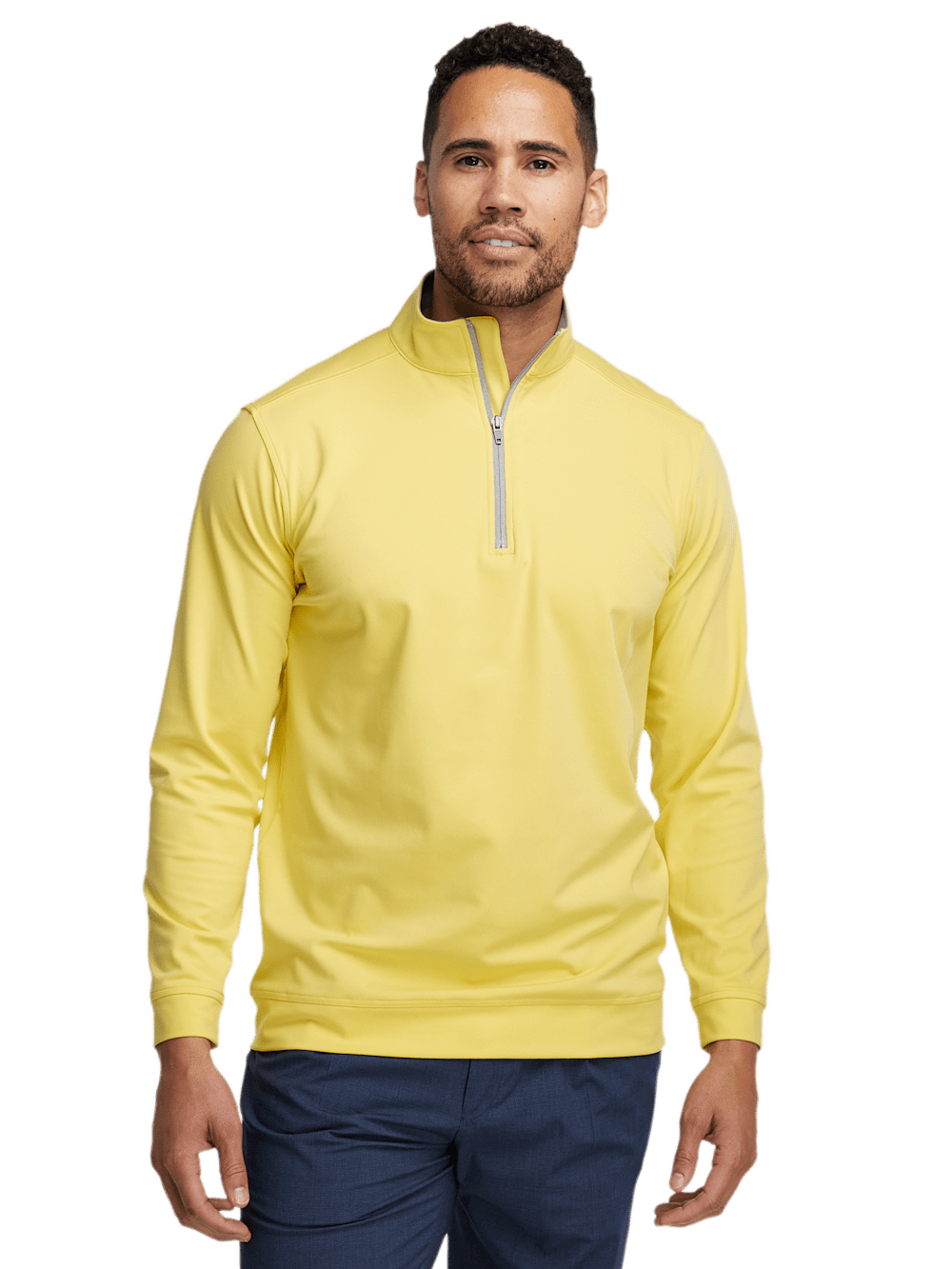 Alternate Image of Performance Blend Quarter Zip Mock Neck-1