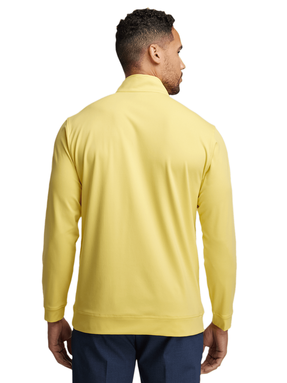 Alternate Image of Performance Blend Quarter Zip Mock Neck-4