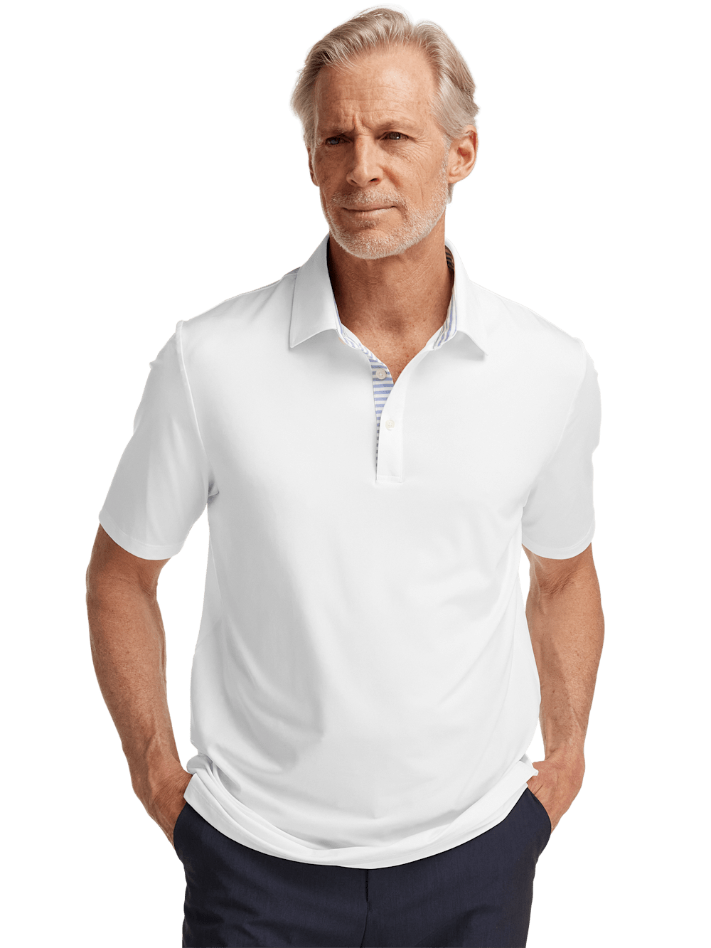 Alternate Image of Performance Blend Three Button Polo-1