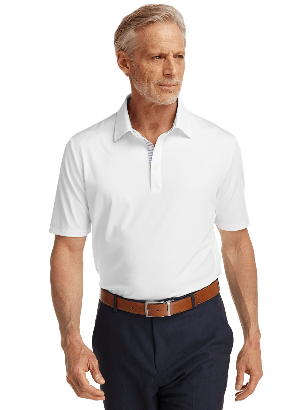 Alternate Image of Performance Blend Three Button Polo-4