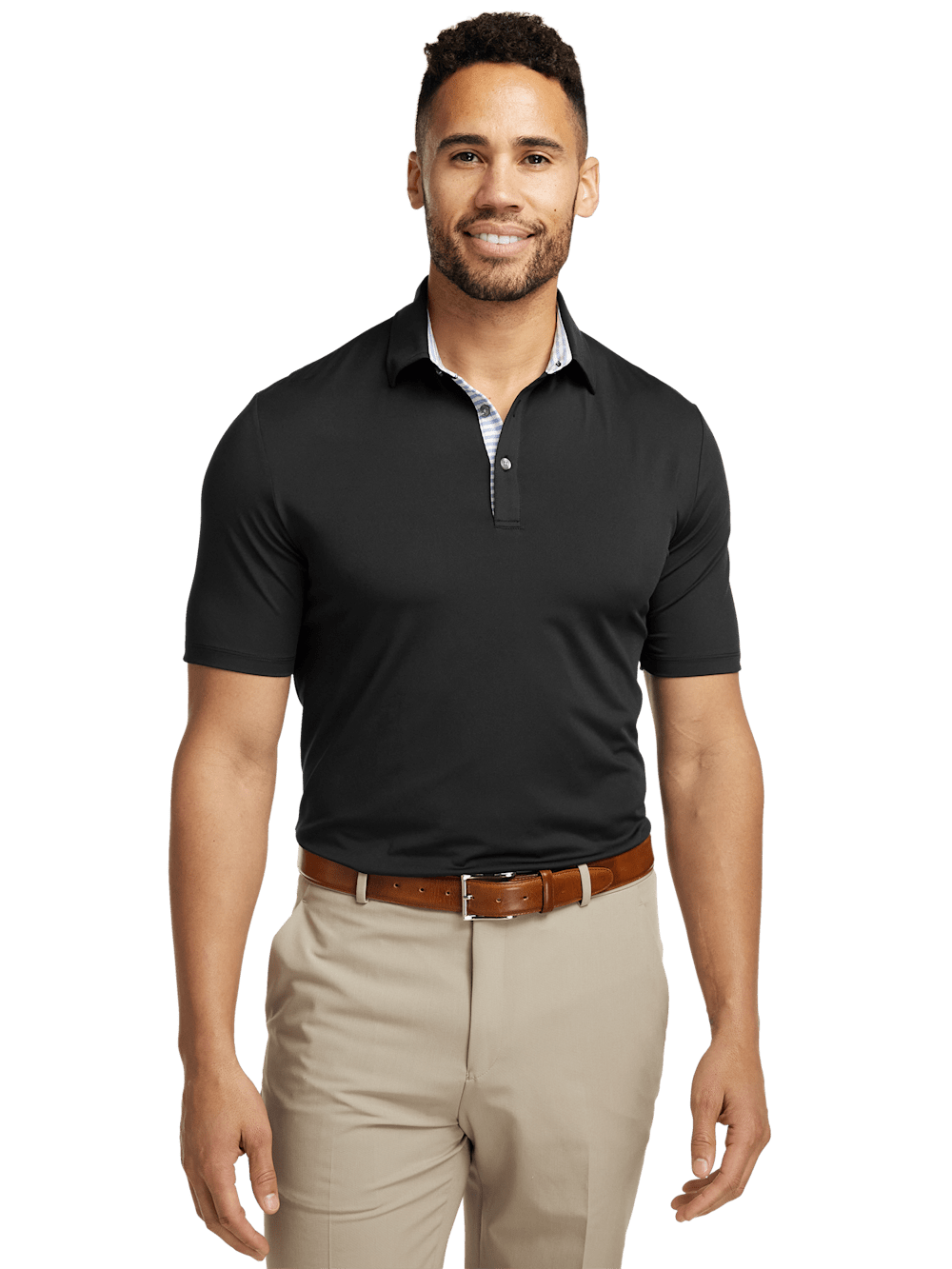 Alternate Image of Performance Blend Three Button Polo-4