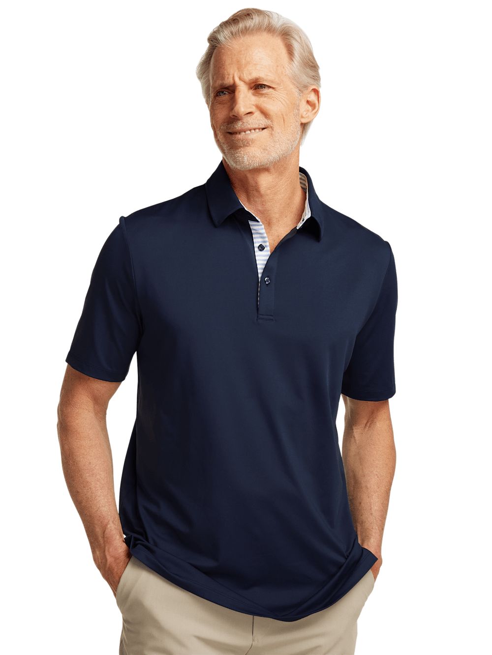 Alternate Image of Performance Blend Three Button Polo-1