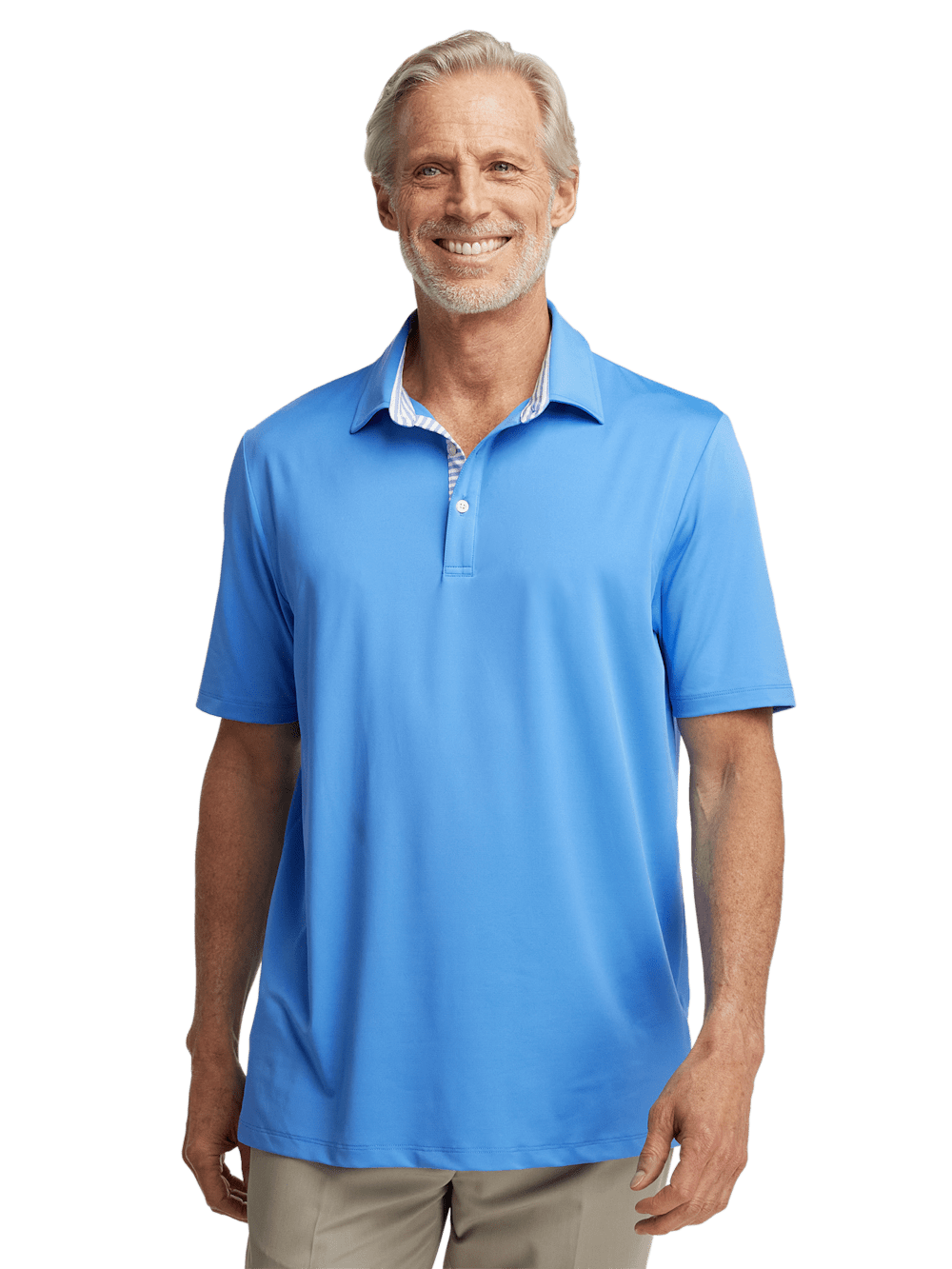 Alternate Image of Performance Blend Three Button Polo-1