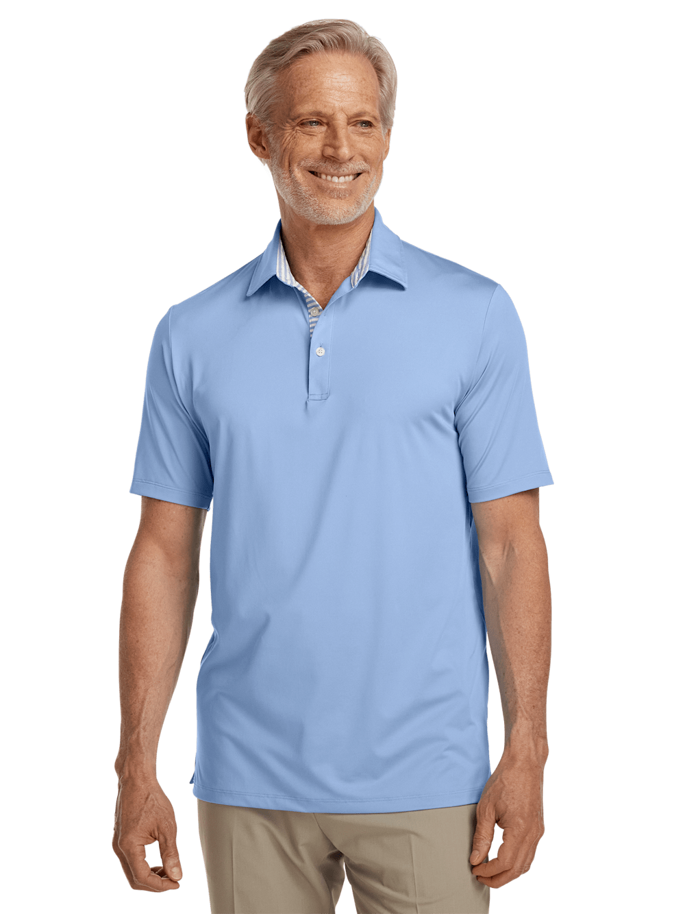 Alternate Image of Performance Blend Three Button Polo-1