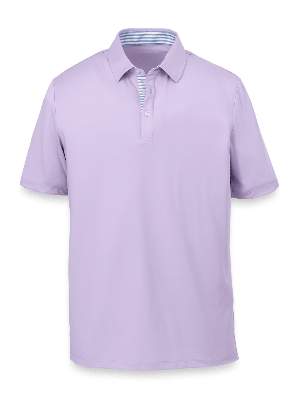 Product Image of Performance Blend Three Button Polo-Light Purple