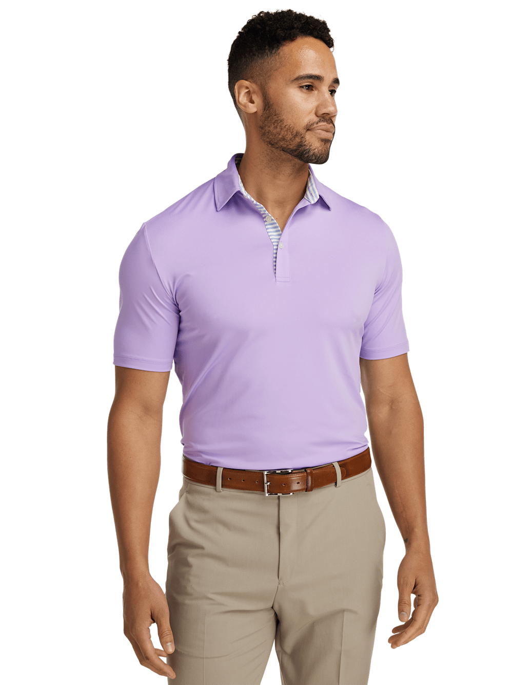 Alternate Image of Performance Blend Three Button Polo-4