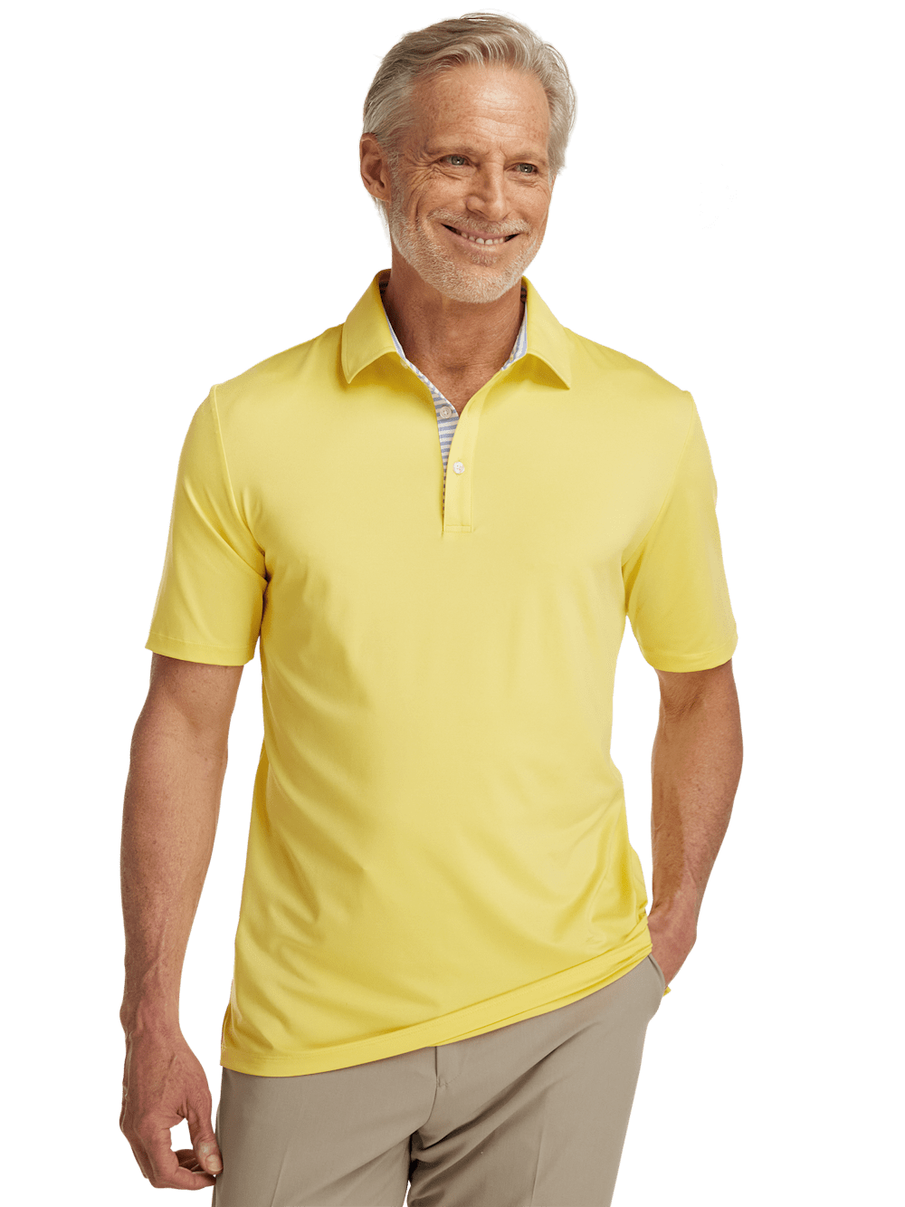 Alternate Image of Performance Blend Three Button Polo-1