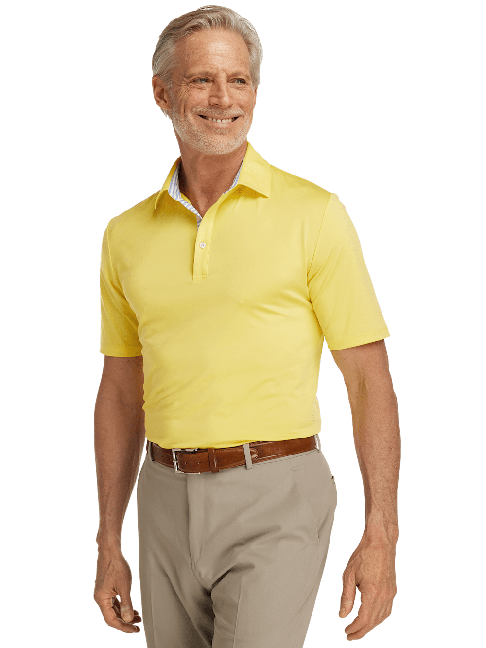 Alternate Image of Performance Blend Three Button Polo-4