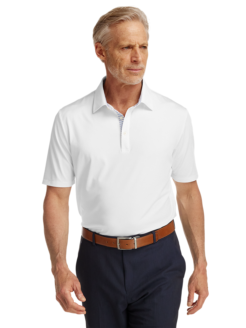 Alternate Image of Performance Blend Three Button Polo-4