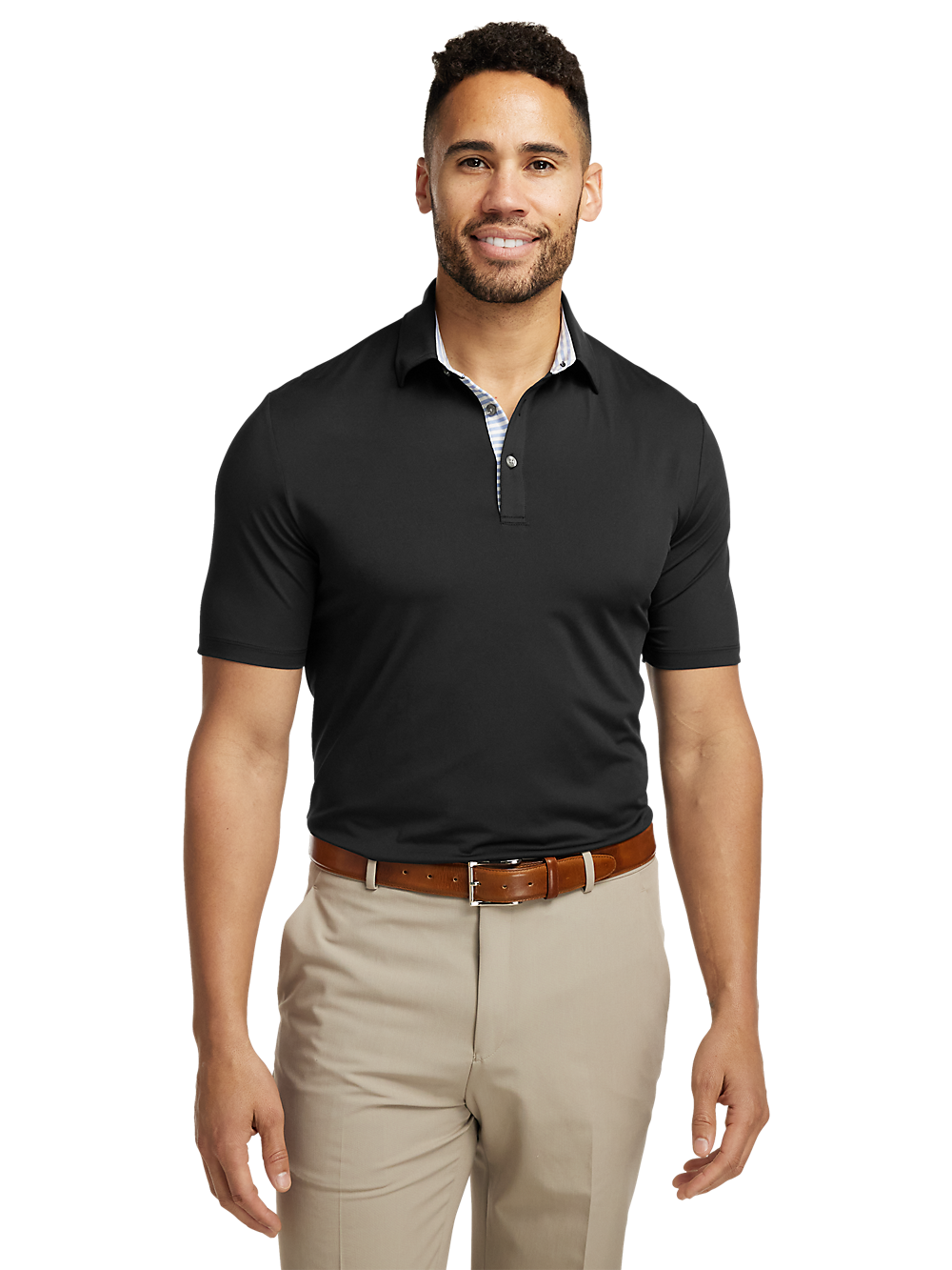 Alternate Image of Performance Blend Three Button Polo-4