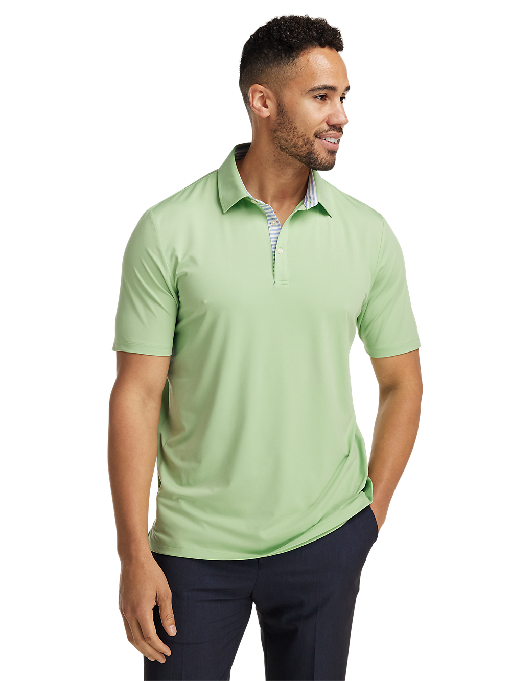 Alternate Image of Performance Blend Three Button Polo-1