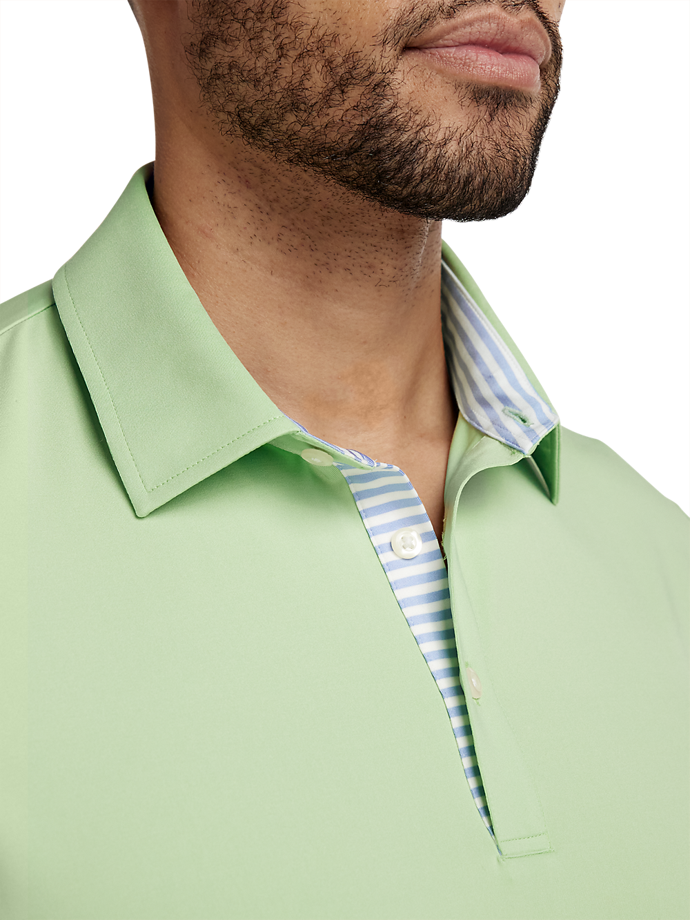 Alternate Image of Performance Blend Three Button Polo-2