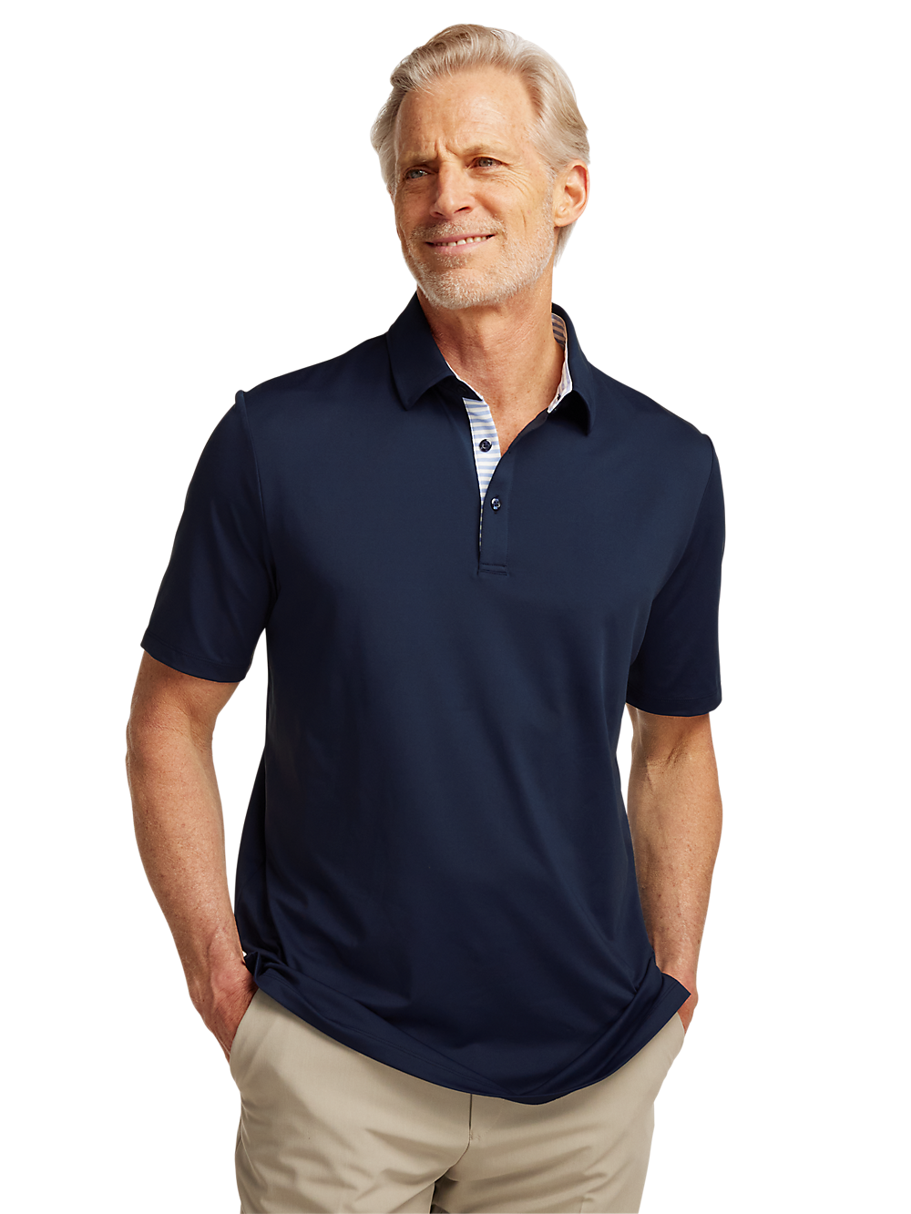 Alternate Image of Performance Blend Three Button Polo-1