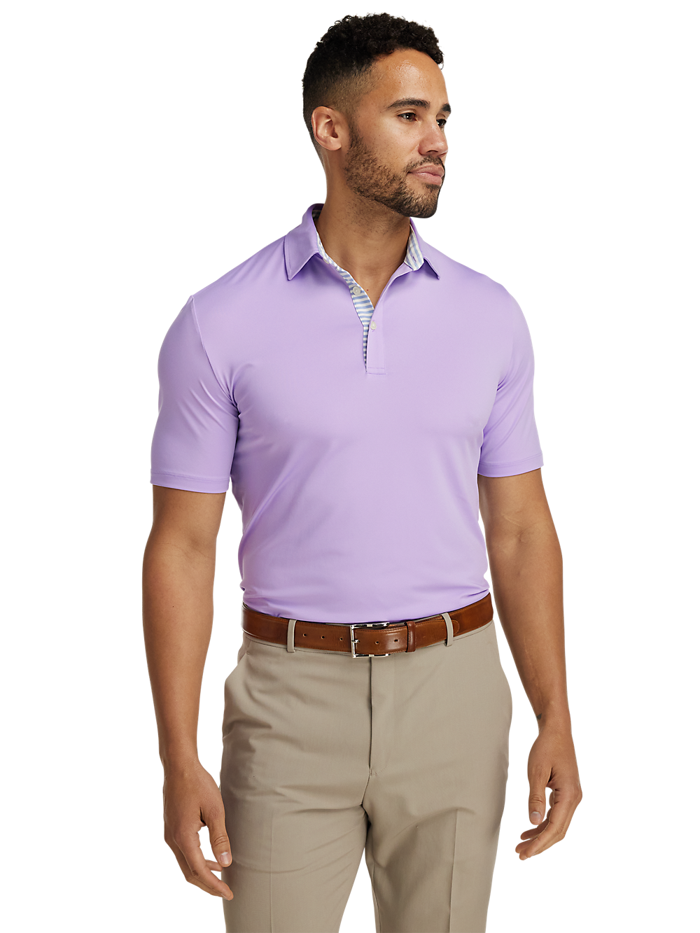 Alternate Image of Performance Blend Three Button Polo-4