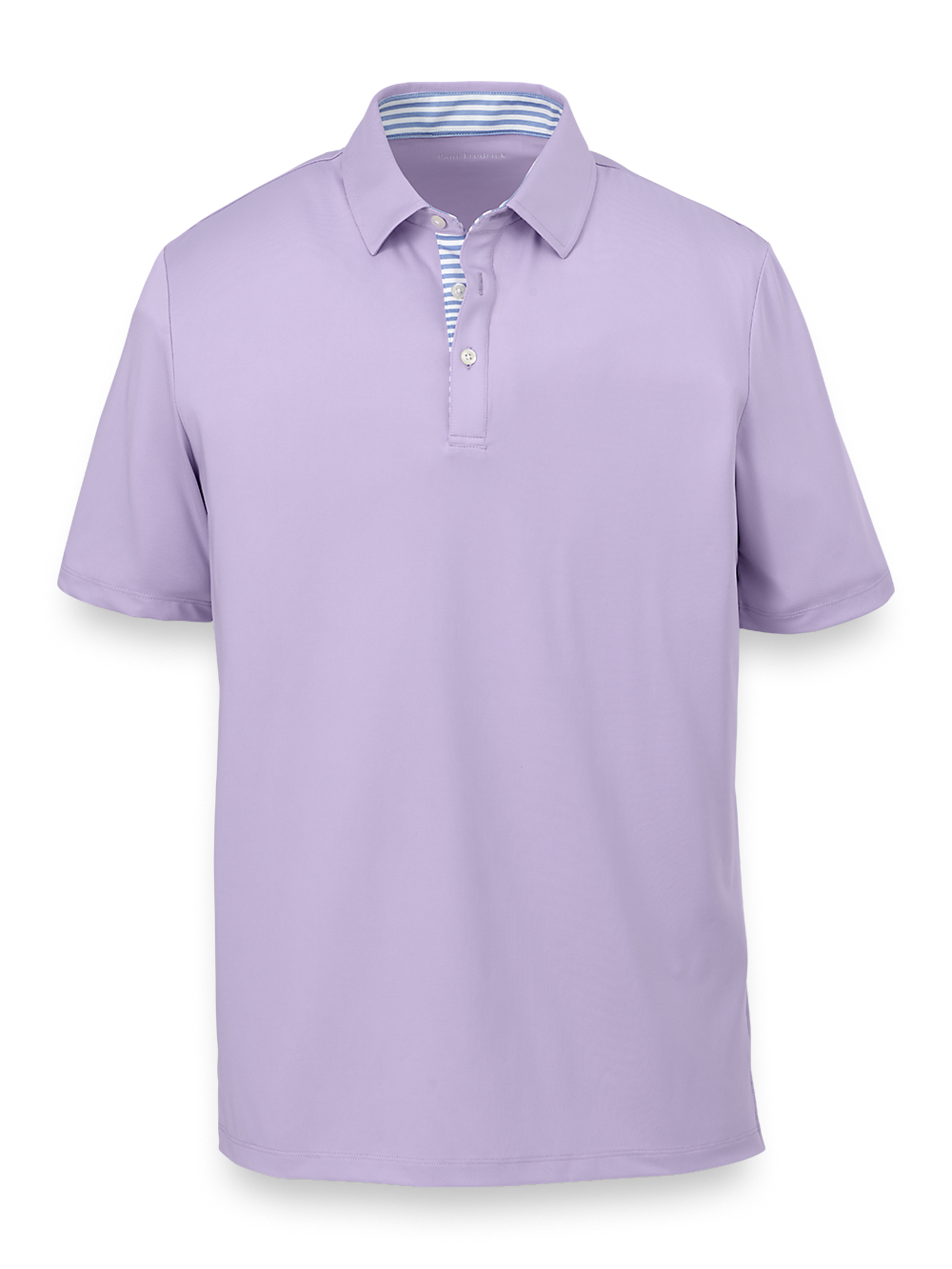 Product Image of Performance Blend Three Button Polo-Light Purple