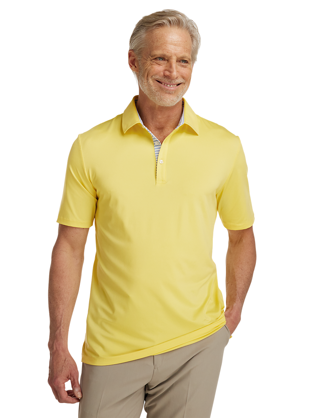 Alternate Image of Performance Blend Three Button Polo-1