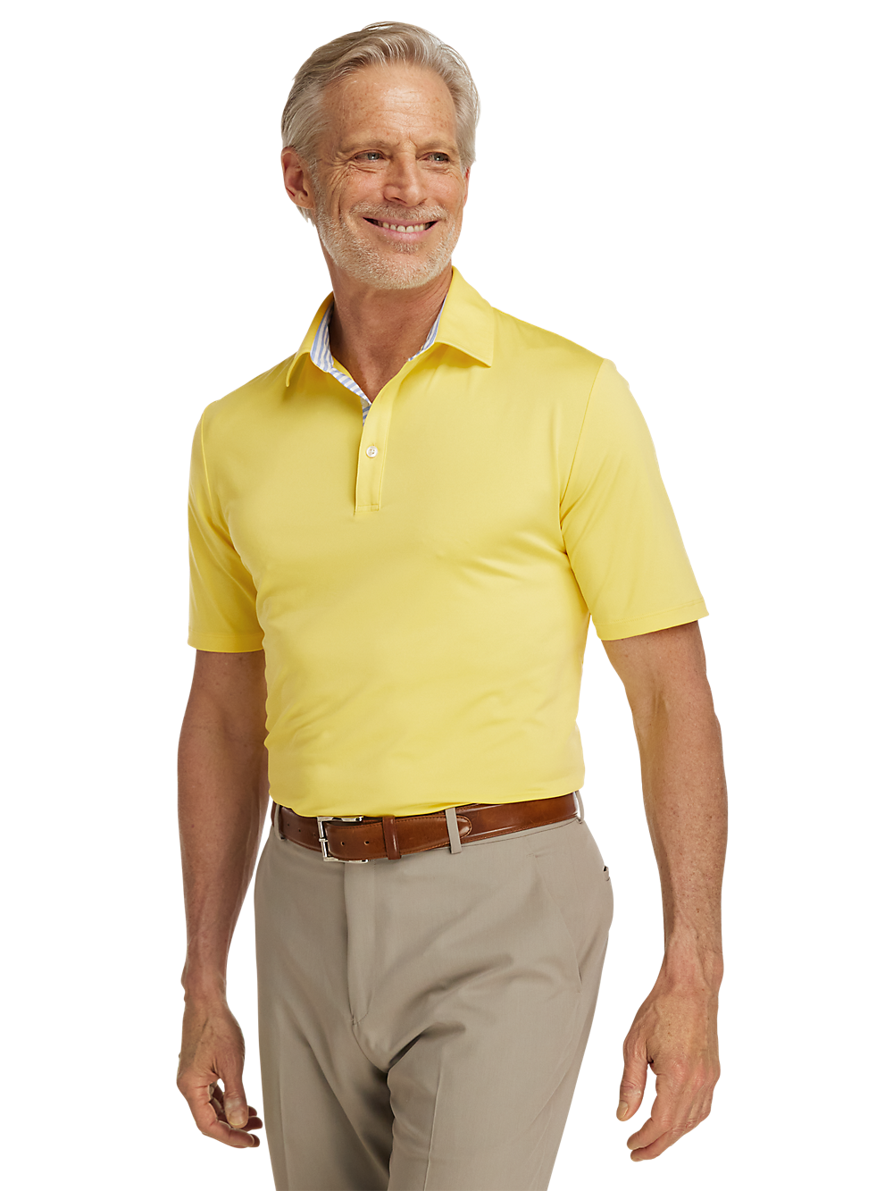 Alternate Image of Performance Blend Three Button Polo-4