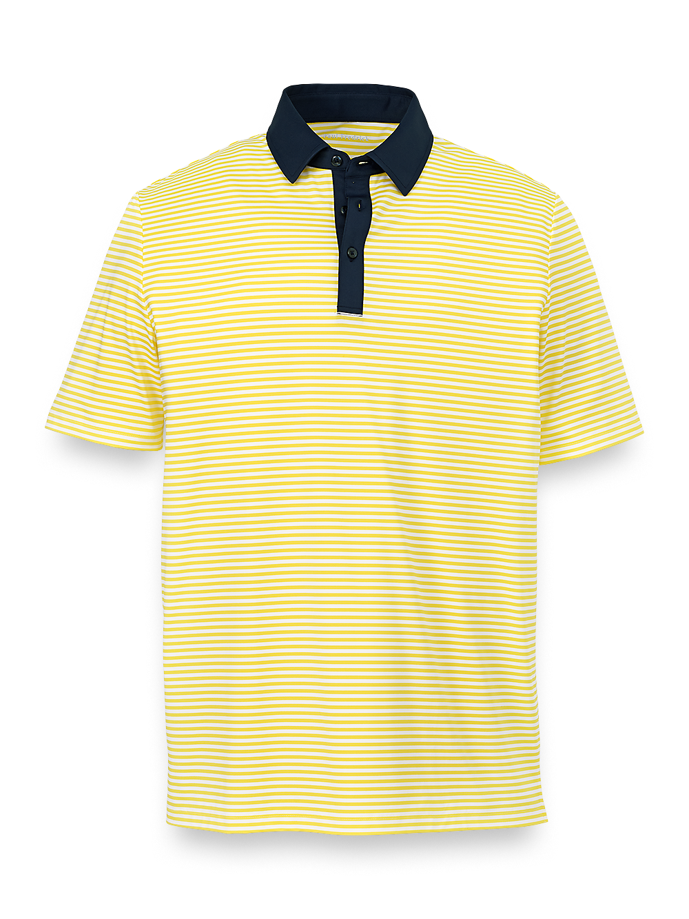 Product Image of Performance Blend Three Button Polo-Yellow