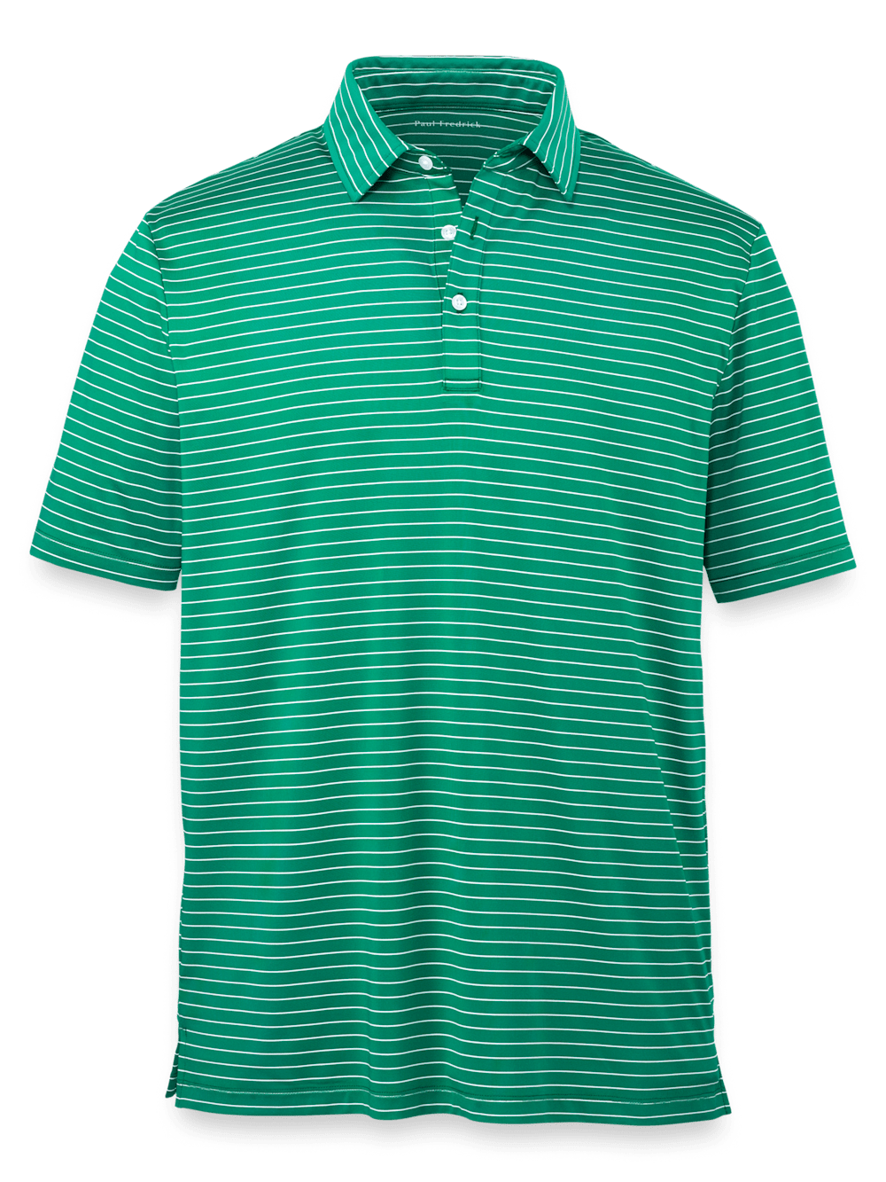 Product Image of Performance Blend Three Button Polo-Green