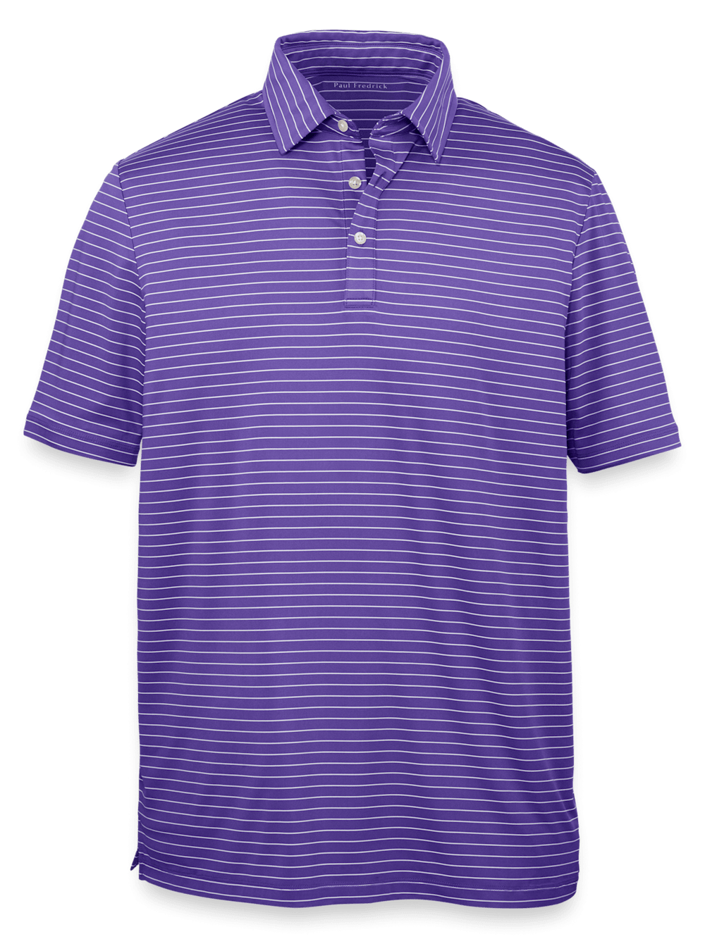 Product Image of Performance Blend Three Button Polo-Purple