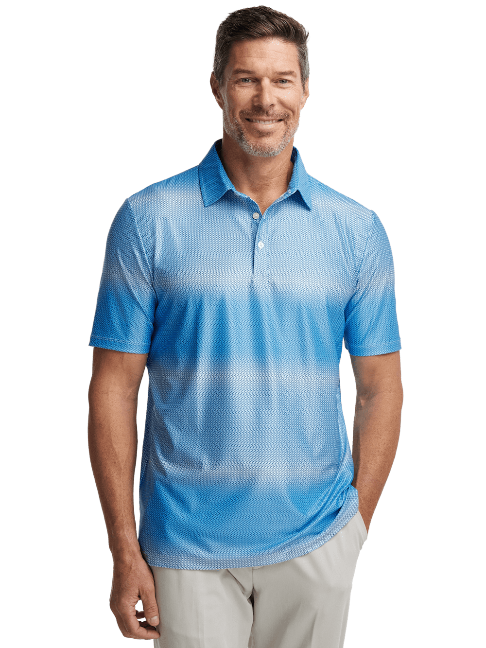 Alternate Image of Performance Blend Three Button Polo-1