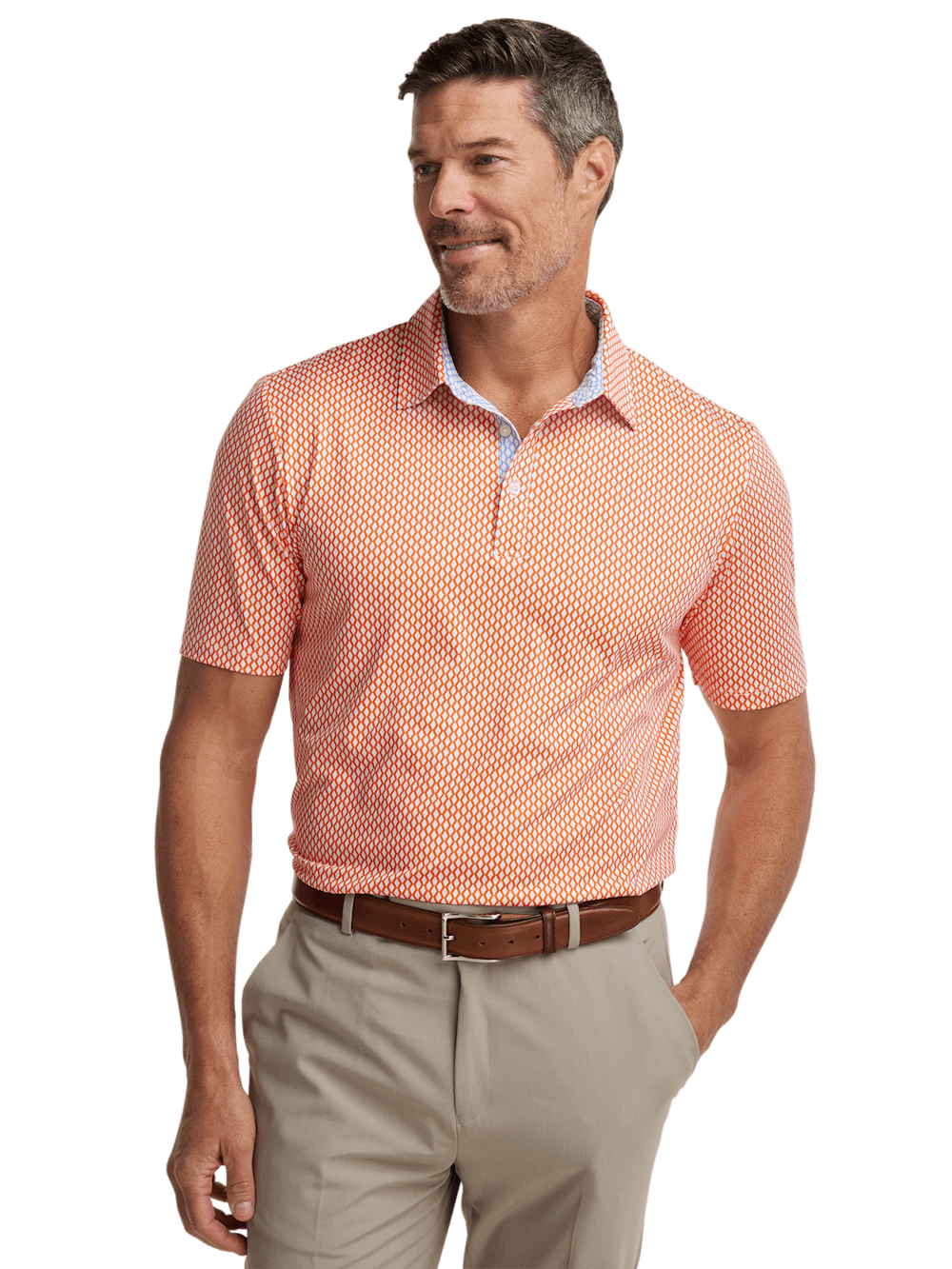 Alternate Image of Performance Blend Three Button Polo-4