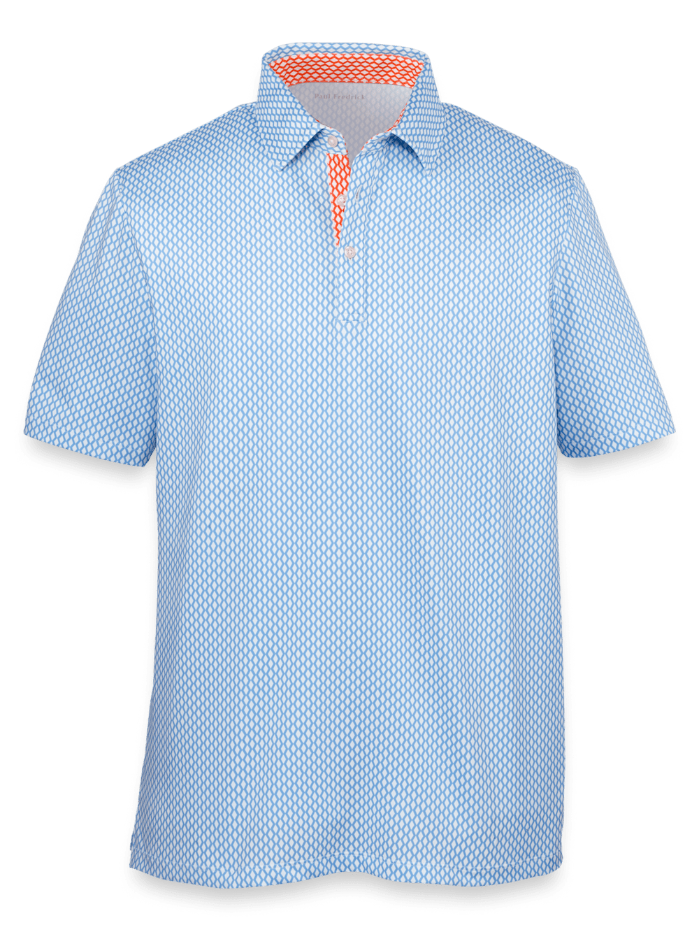 Product Image of Performance Blend Three Button Polo-Blue