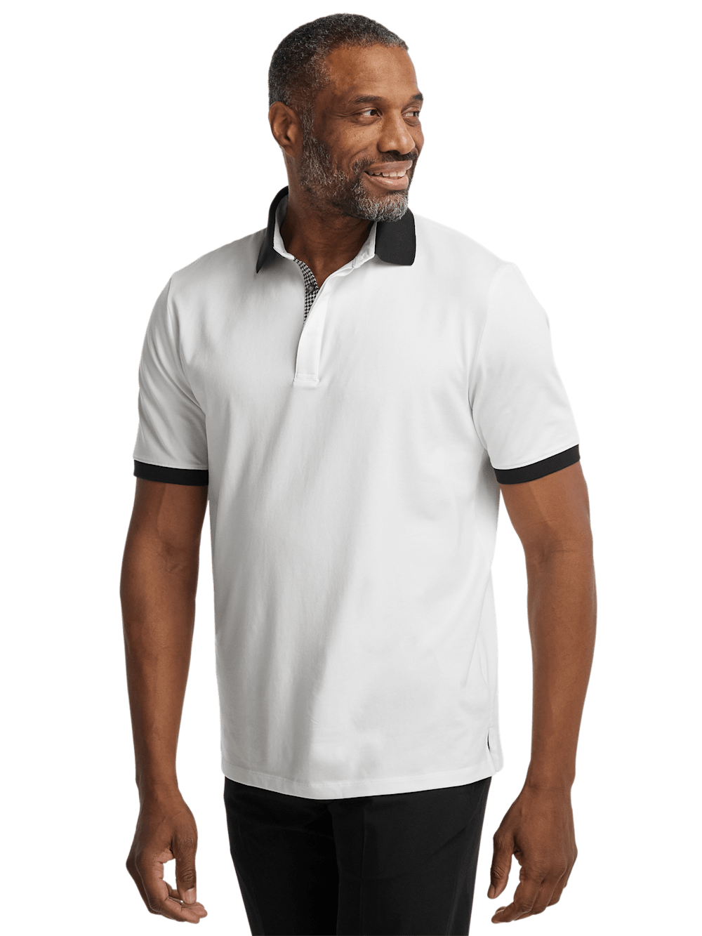 Alternate Image of Cotton Blend Three Button Polo-1