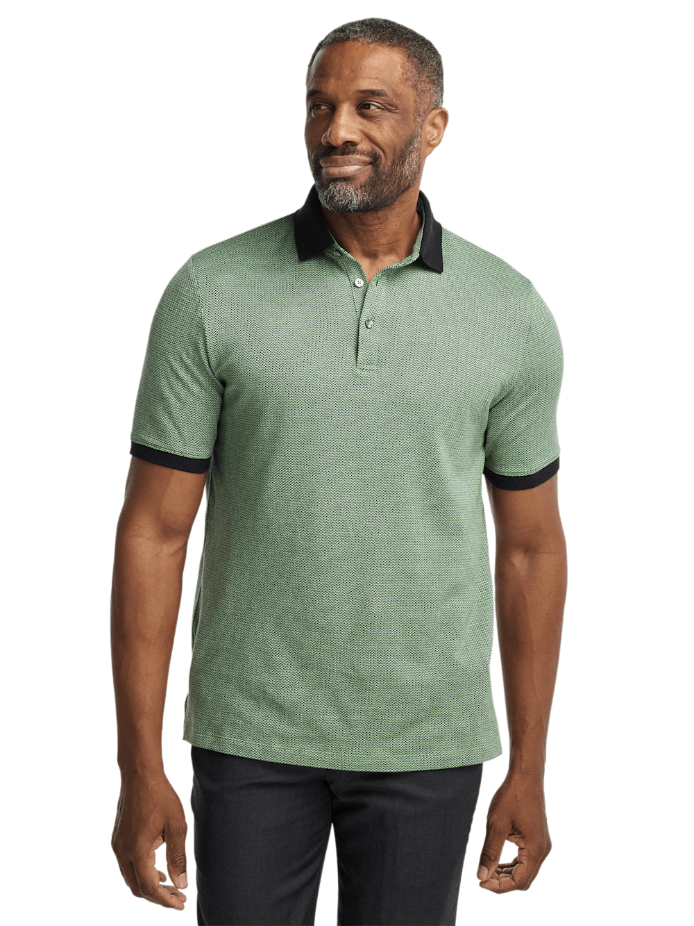 Alternate Image of Cotton Three Button Polo-1