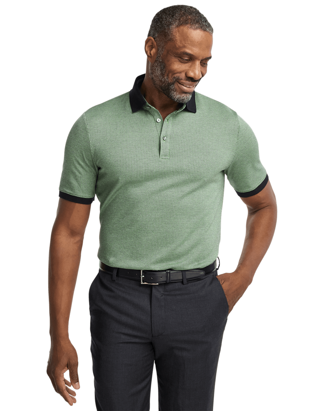 Alternate Image of Cotton Three Button Polo-4