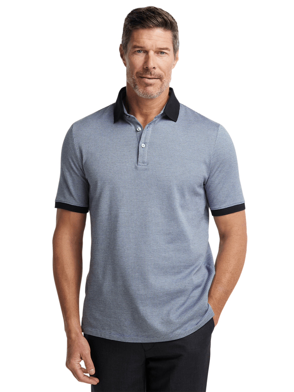 Alternate Image of Cotton Three Button Polo-1