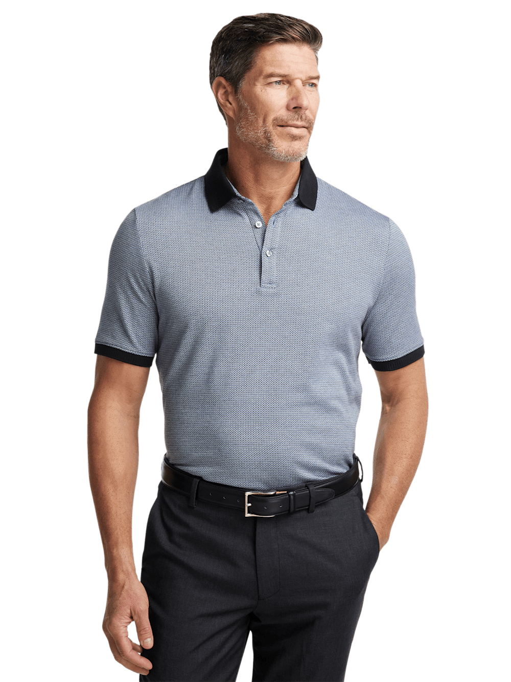 Alternate Image of Cotton Three Button Polo-4