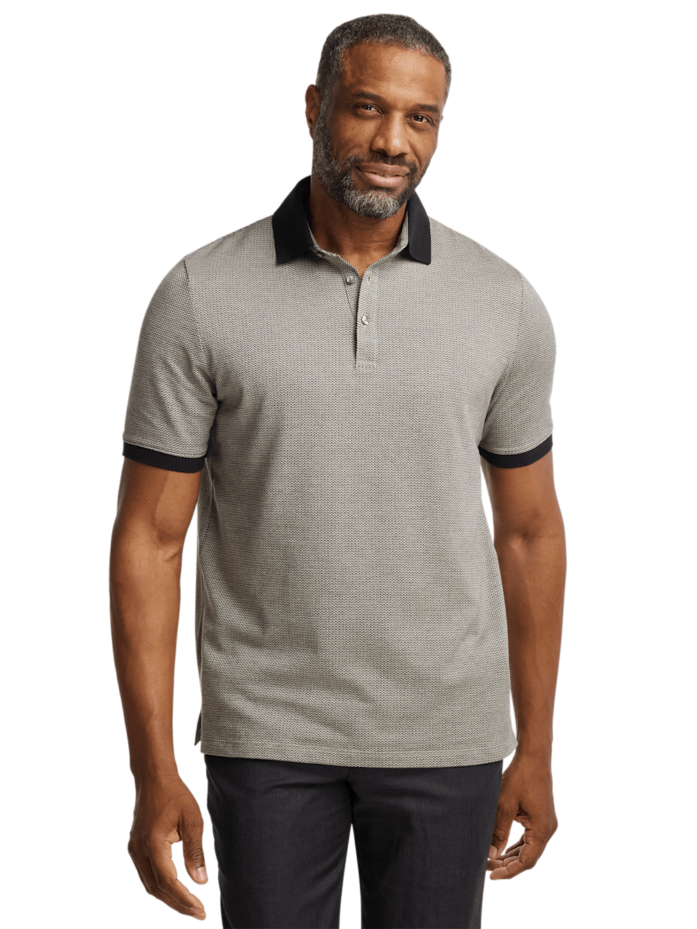 Alternate Image of Cotton Three Button Polo-1