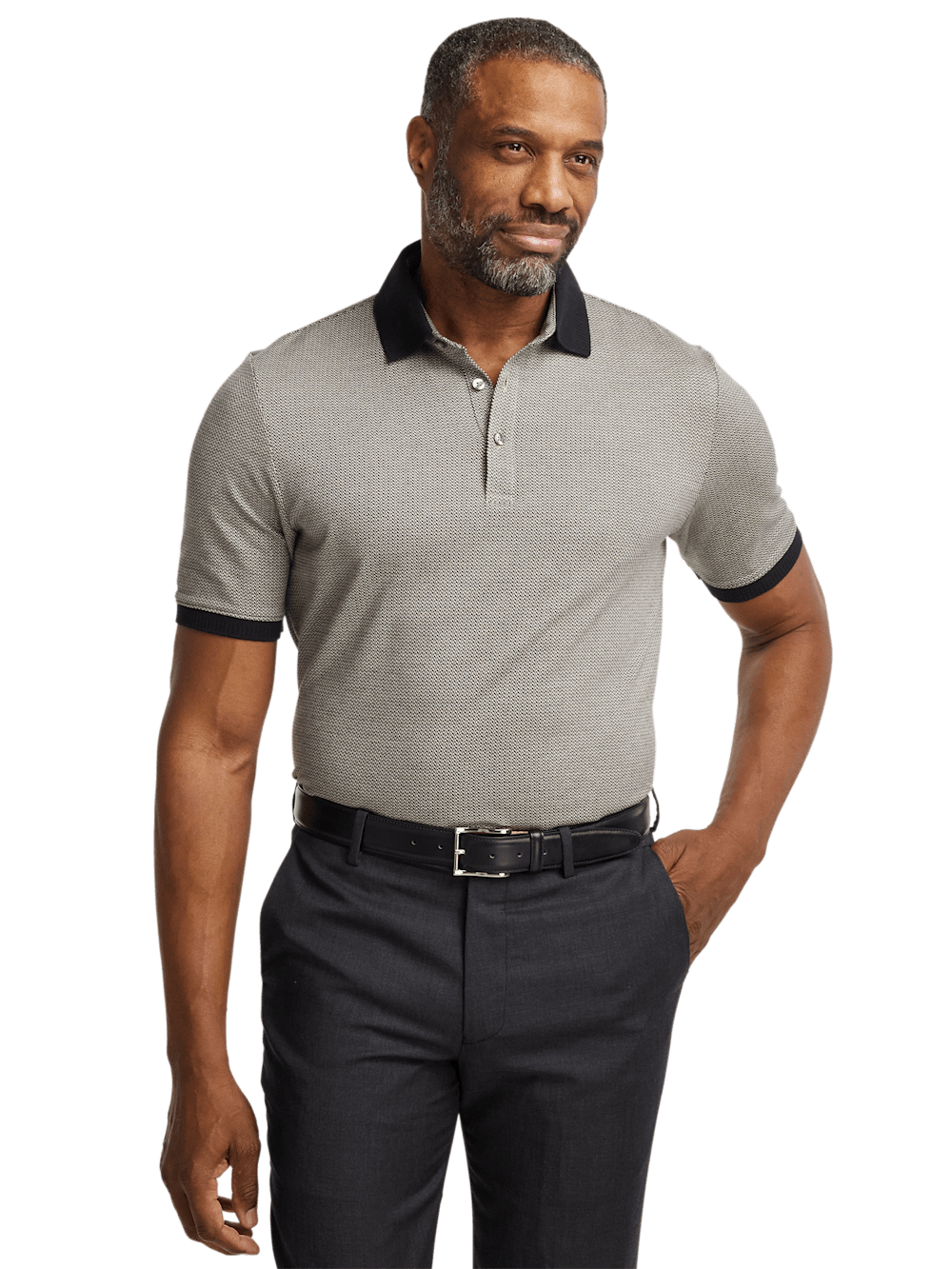 Alternate Image of Cotton Three Button Polo-4