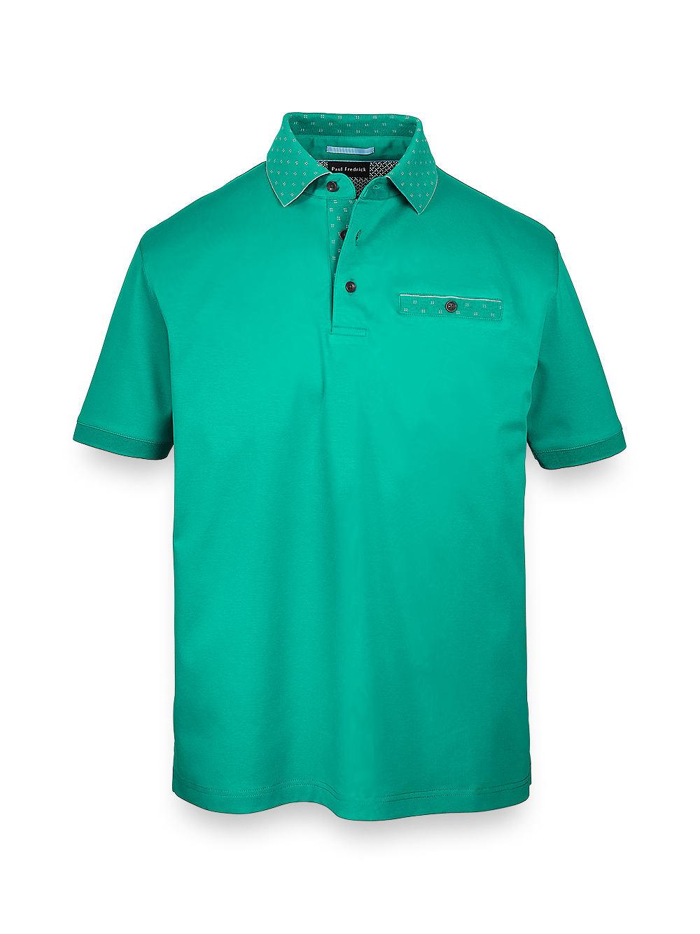 Product Image of Mercerized Cotton Polo-Green