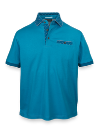 Mercerized Cotton Polo - Teal