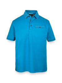 Mercerized Cotton Polo - Blue