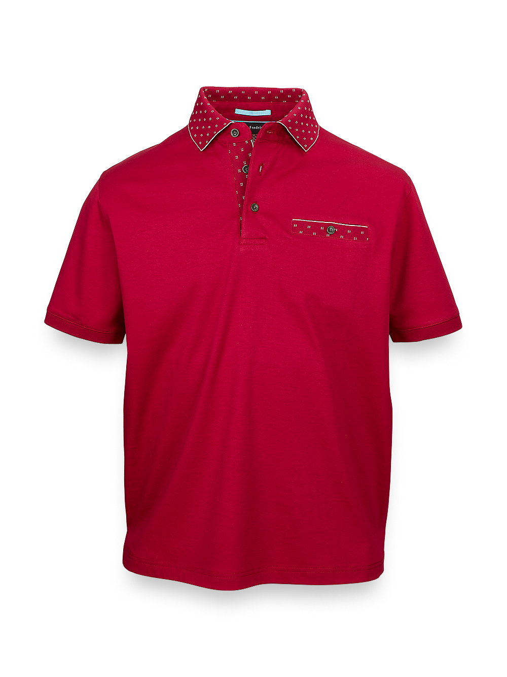 Product Image of Mercerized Cotton Polo-Brick